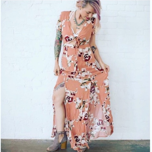 cotton candy la maxi dress